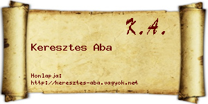 Keresztes Aba névjegykártya